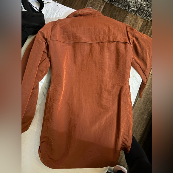 Anorak Burnt Orange Rain Jacket - NWT size S - Picture 5 of 5